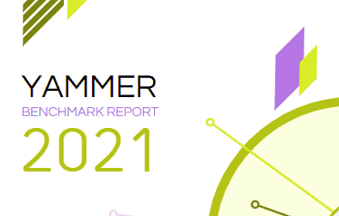 Image de blog : rapport benchmark yammer 2021 - Tryane Analytics pour la communication interne